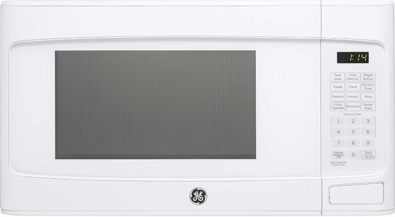 Photo 1 of 1.1 cu. ft. Countertop Microwave in White
