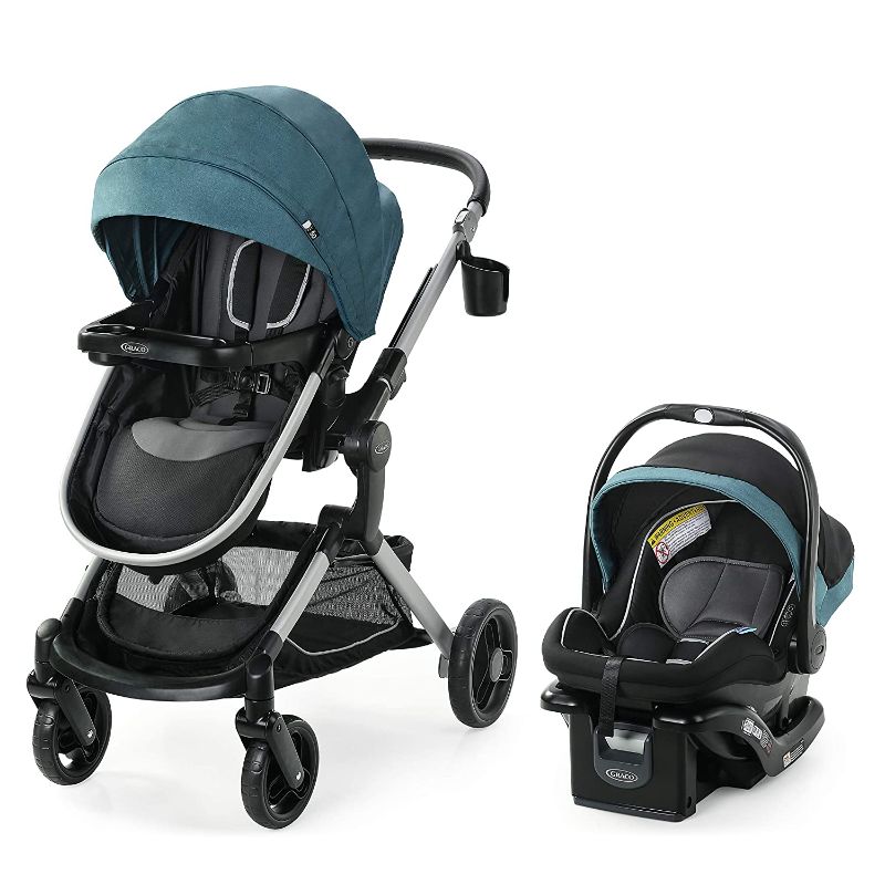 Photo 1 of Graco Modes Nest Travel System | Includes Baby Stroller with Height Adjustable Reversible Seat, Bassinet Mode, Lightweight Aluminum Frame and SnugRide 35...
SIMILAR TO PHOTO: NAVY BLUE