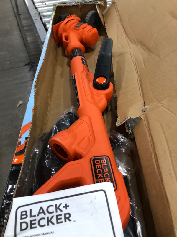 Photo 1 of BLACK+DECKER String Trimmer with Trimmer Line, 30-Foot, 0.065-Inch, 3-Pack (BESTA510 & AF-100-3ZP)
