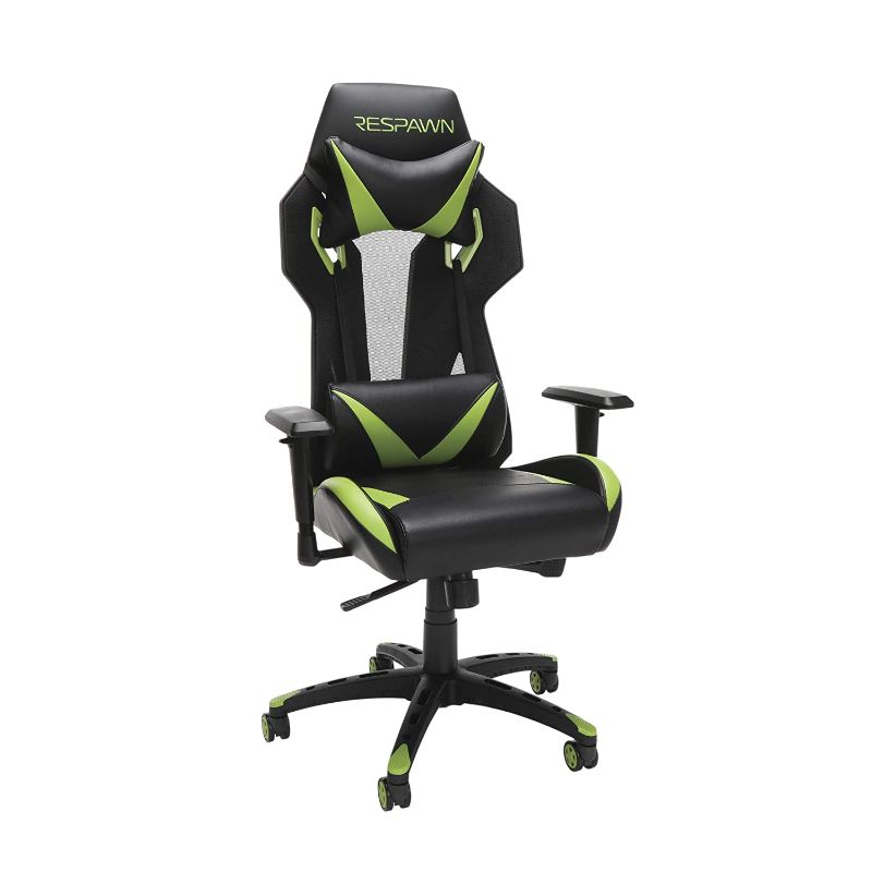 Photo 1 of RESPAWN 205 Racing Style Gaming Chair, in Green (RSP-205-GRN)
