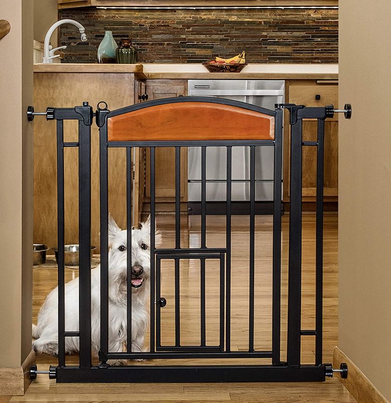 Photo 1 of Carlson Pet Products Design Studio Home Decor Walk Through Pet Gate
