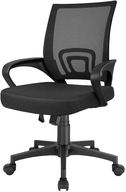 Photo 1 of Furmax Mesh Computer Desk Swivel Ergonomic Lumbar Support Home Office Task Chair, Black
PARTS ONLY