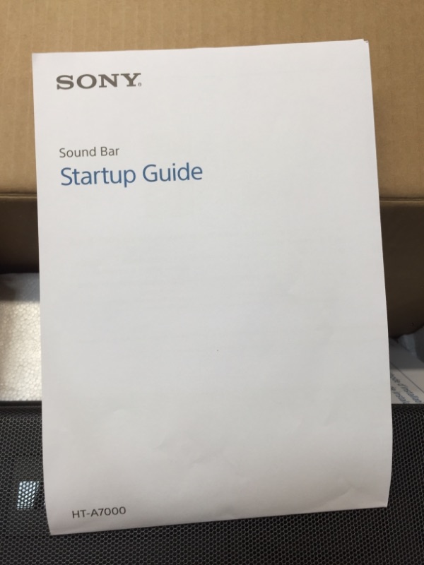 Photo 1 of Sony HT-A7000 7.1.2ch 500W Dolby Atmos Sound Bar Surround Sound Home Theater with DTS:X and 360 Reality Audio, works with Alexa and Google Assistant
