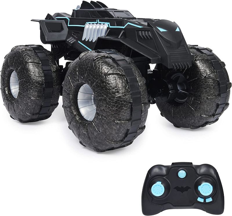 Photo 1 of DC Comics Batman, All-Terrain Batmobile Remote Control Vehicle, Water-Resistant Batman Toys for Boys Aged 4 and Up
BATTERIES NOT INCLUDED!