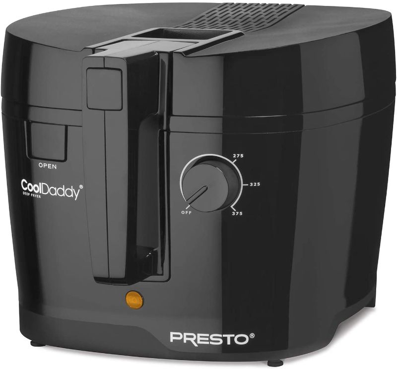 Photo 1 of Presto 05442 CoolDaddy Cool-touch Deep Fryer - Black
