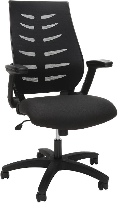 Photo 1 of OFM 530 Midback Mesh Office Chair for Computer Desk, Mid Back, Black
