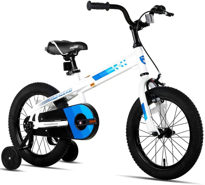 Photo 1 of JOYSTAR Whizz Kids Bike 14'' Toddler Bike with Handbrake for Children, Blue & White
