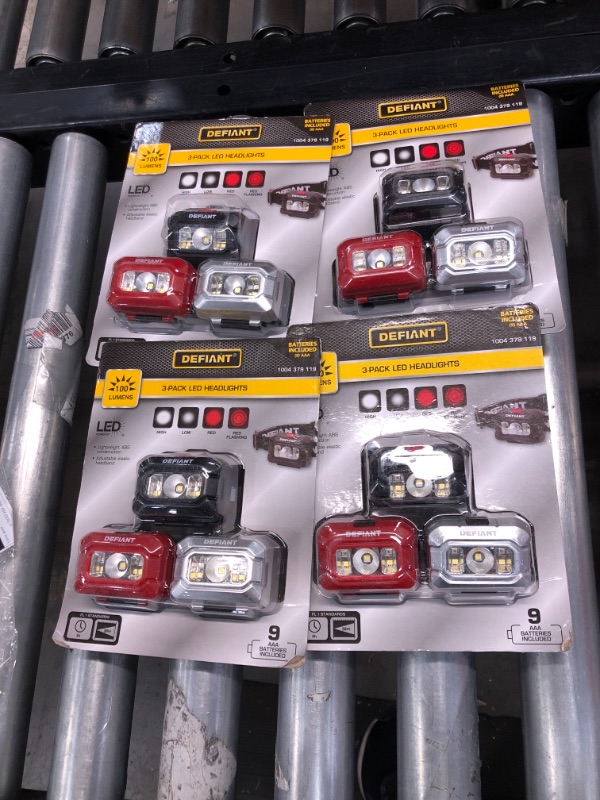 Photo 2 of 100 Lumens LED Headlight Combo (4-Pack)
