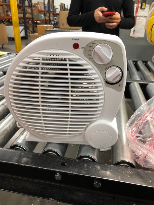 Photo 2 of Fan Forced Heater 1500W Electric Portable 3-Heat Settings Adjustable Thermostat