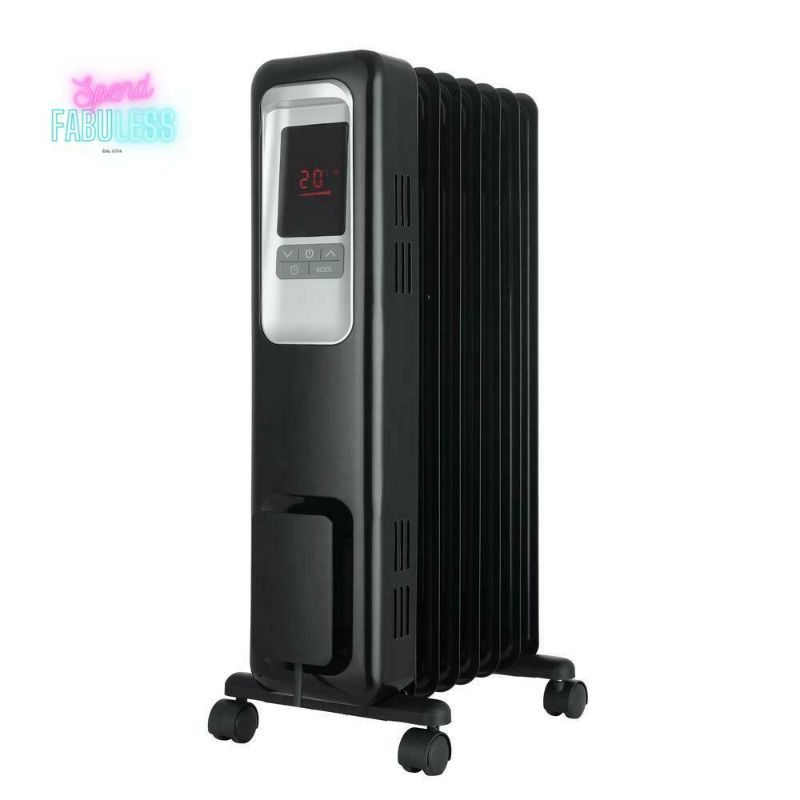 Photo 1 of  NON FUNCTIONAL PARTS ONLY!! Pelonis Digital Electric Radiant Portable Space Heater Oil Filled 1500W Black
