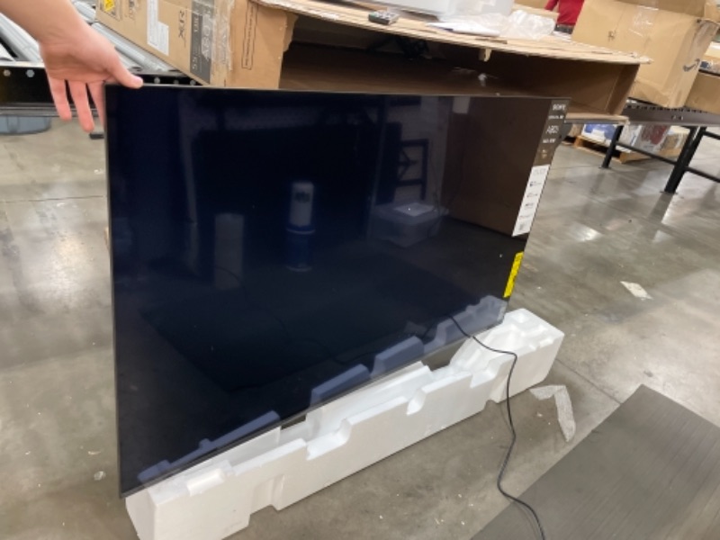 Photo 1 of Non-functional//DAMAGED//PARTS ONLY: Sony A80J 55 Inch TV: BRAVIA XR OLED 4K Ultra HD Smart Google TV with Dolby Vision HDR and Alexa Compatibility XR55A80J- 2021 Model
