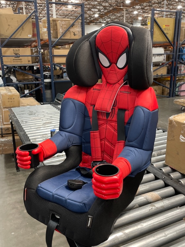 Photo 2 of KidsEmbrace 2-in-1 Harness Booster Car Seat, Marvel Spider-Man , Black
