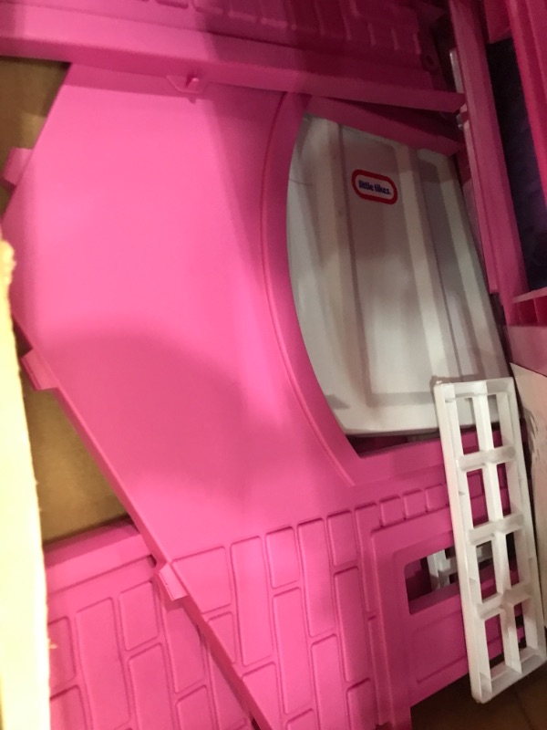 Photo 4 of Little Tikes Cape Cottage Princess Playhouse with Working Doors, Windows, and Shutters - Pink