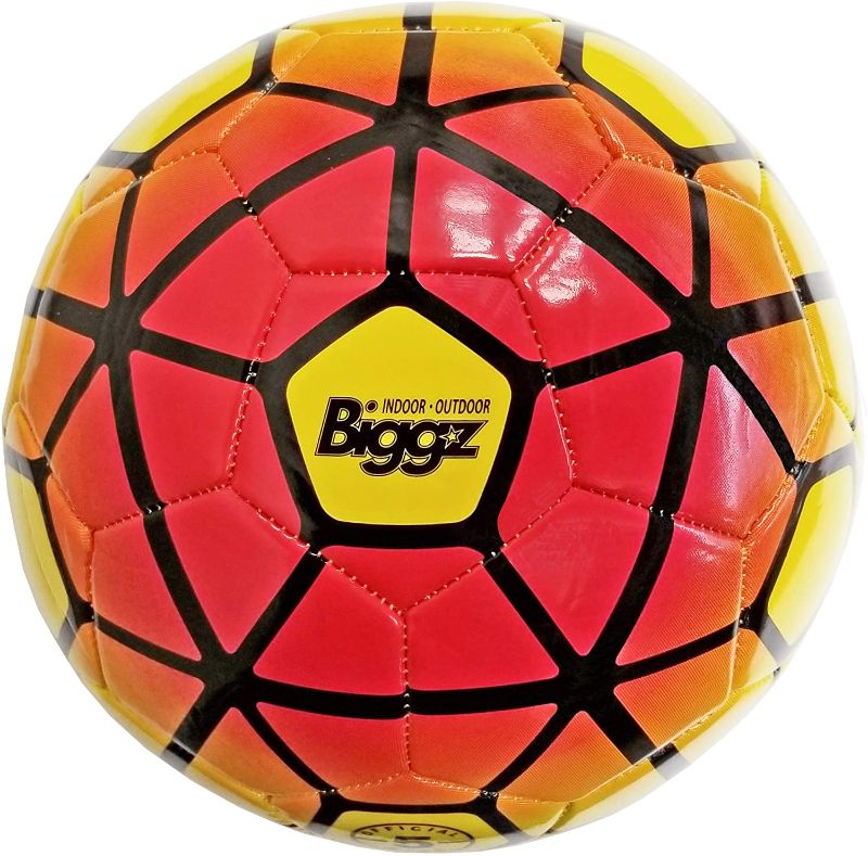 Photo 1 of (Pack of 50) Durable Soccer Balls Wholesale Bulk - Size 5 with Hand Pumps
