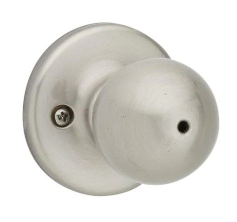 Photo 1 of 
Kwikset
Polo Satin Nickel Bed/Bath Door Knob