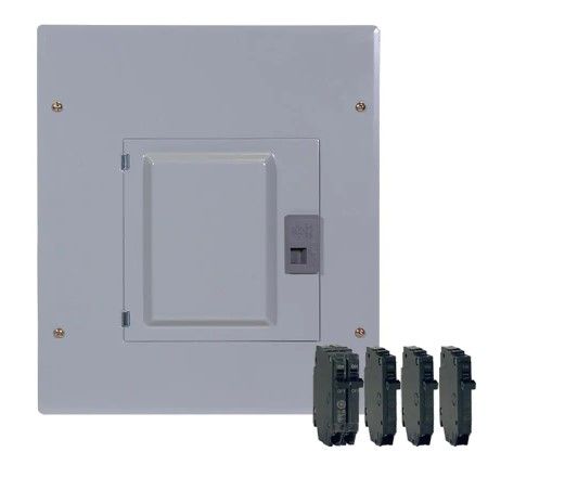 Photo 1 of 100 Amp 12-Space 22-Circuit Main Breaker Indoor Load Center Contractor Kit