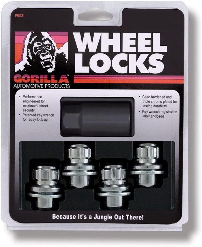 Photo 1 of 
Gorilla Automotive 73631T Toyota O.E. Wheel Locks With Washer (12mm x 1.50 Thread Size)
Size:12 Millimeter x 1.50
Style:4-Pack