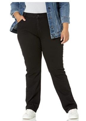 Photo 1 of Lee Women's Plus Size Relaxed Fit Straight Leg Jean 18W