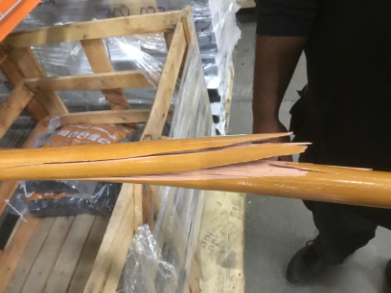 Photo 1 of 16-Tines Long Wood Handle Garden Bow Rake with Grip
