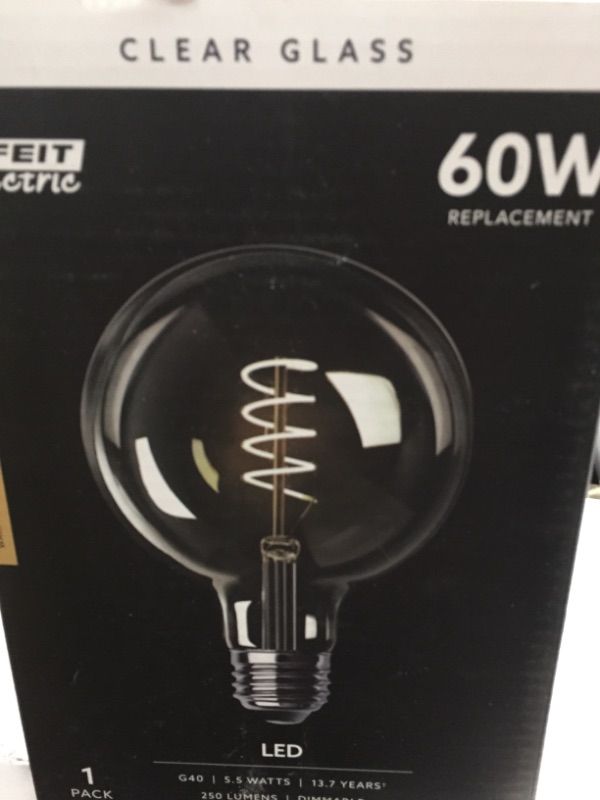 Photo 1 of 
Feit Electric 60-Watt Equivalent CLEAR