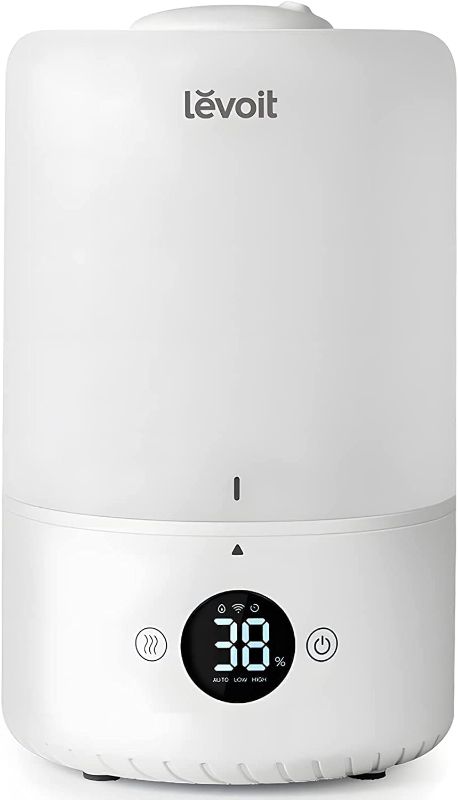 Photo 1 of 
LEVOIT Humidifiers for Bedroom, Top Fill Cool Mist Ultrasonic for Baby Nursery Kids with Essential Oils, Smart Control with Constant Humidity for Plants...
Style:Dual