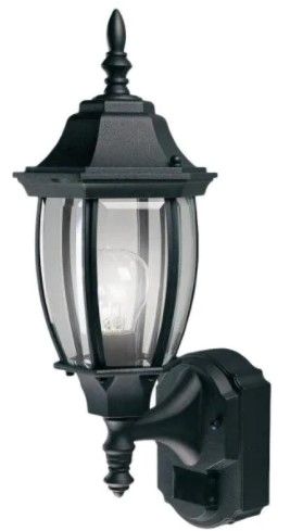 Photo 1 of Hampton Bay
Alexandria 180° Black Motion-Sensing Outdoor Decorative Wall Lantern Sconce