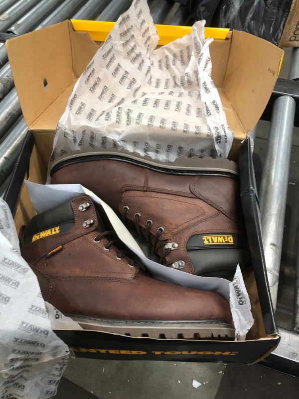 Photo 2 of DEWALT
Men's Axle Waterproof 6 in. Work Boots - Steel Toe - Walnut Pitstop Size 9.5(W)