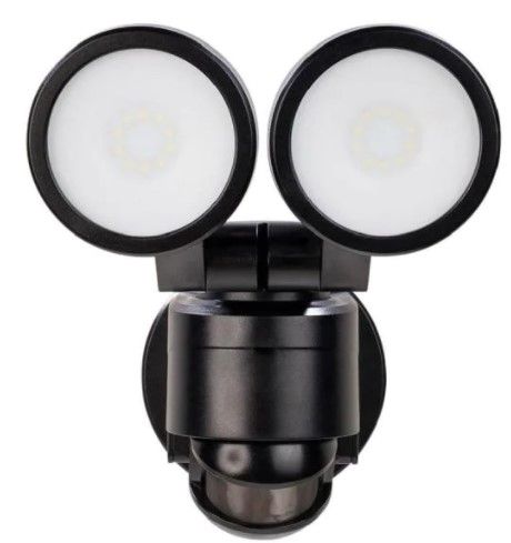 Photo 1 of Defiant
180° Black Motion Activated Outdoor Integrated LED Twin Head Flood Light