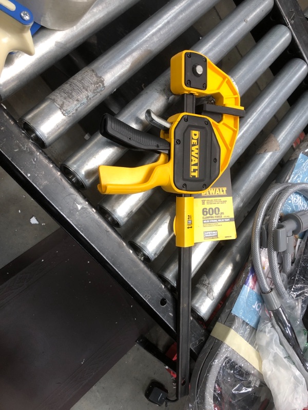 Photo 2 of DEWALT
12 in. 600 lb. Trigger Clamp w/3.75 in. Throat Depth