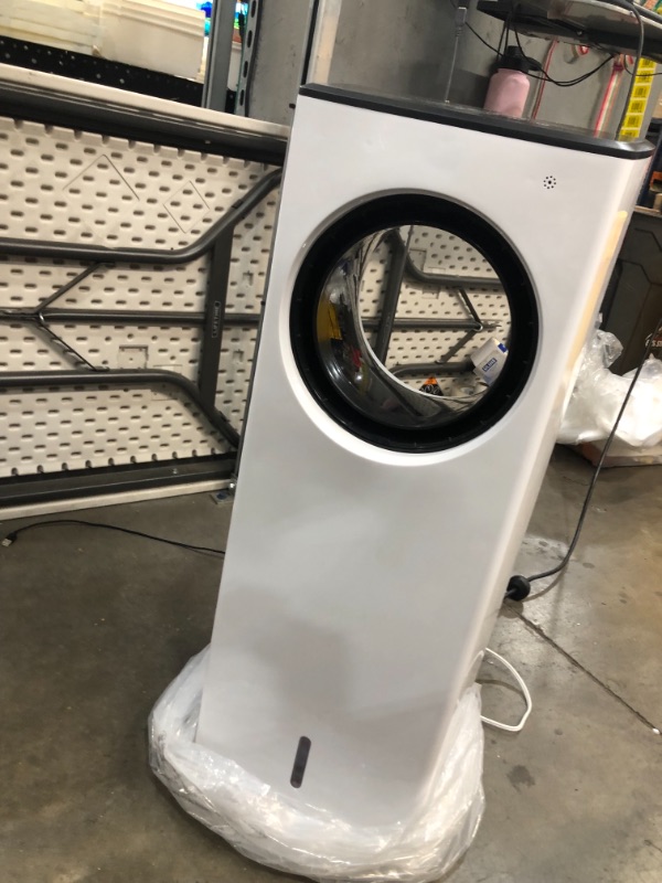 Photo 2 of ***USED***
COMFYHOME 2-in-1 Air Cooler, 32" Swamp Cooler w/ Cooling Function, Bladeless Design, 3 Wind Speeds, 4 Modes, 40°Oscillation, 8H Timer, Remote Control Evaporative Air Cooler for Home Office
