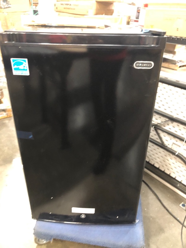 Photo 3 of ***TOP OF FRIDGE IS DAMAGED***
Whynter Black CUF-301BK 3.0 cu. ft. Energy Star Upright Freezer with Lock & RCA RFR321-B-Black-COM RFR321 Mini Refrigerator, 3.2 Cu Ft Fridge, Black, CU.FT
