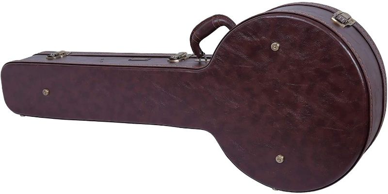 Photo 1 of  CRW600BJBR Wooden case for 5 String Resonator Banjo, Vintage Brown (CRW620BJBR)
