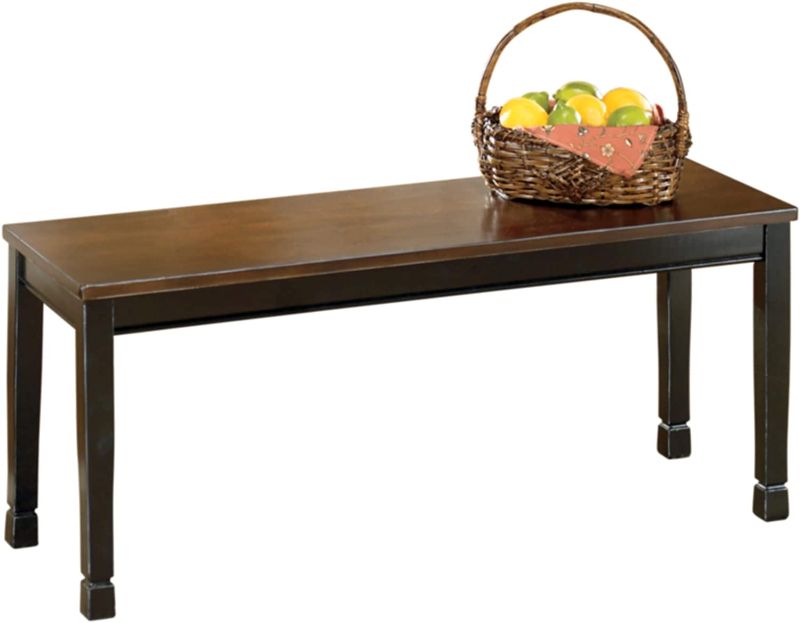 Photo 1 of **USED**
Signature Design by Ashley Owingsville Modern Farmhouse Dining Room Bench, Black and Brown
