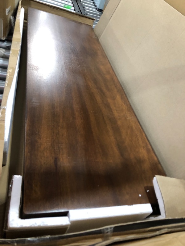 Photo 3 of **USED**
Signature Design by Ashley Owingsville Modern Farmhouse Dining Room Bench, Black and Brown
