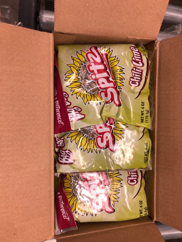 Photo 2 of Spitz Sunflower Seeds, Chili Lime, 6 oz 
CASE OF 12//BEST BY MARCH 1ST, 2022