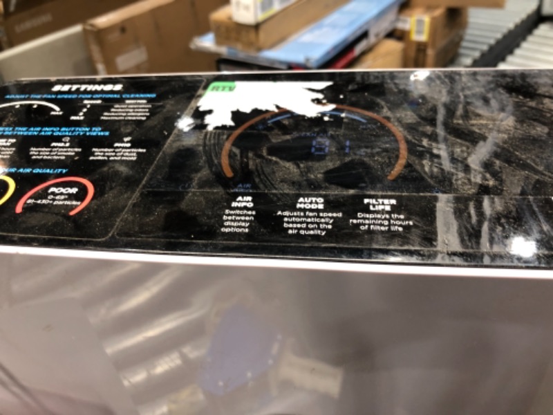 Photo 1 of Shark
Air Purifier 4 with Anti-Allergen Multi-Filter Advanced Odor Lock and Smart Sensing (HE401)

//testsed powers on 