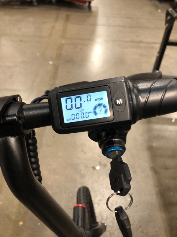 Photo 1 of Y1-12 Electric Bike, Sailnovo Electric Bicycle with 15.6mph 27Miles Electric Bikes for Adults Teens E Bike with Pedals, 14" Waterproof Folding Mini Bikes with Dual Disc Brakes, 36V 10.2Ah Battery


//TESTED, WORKING!//one key is bent