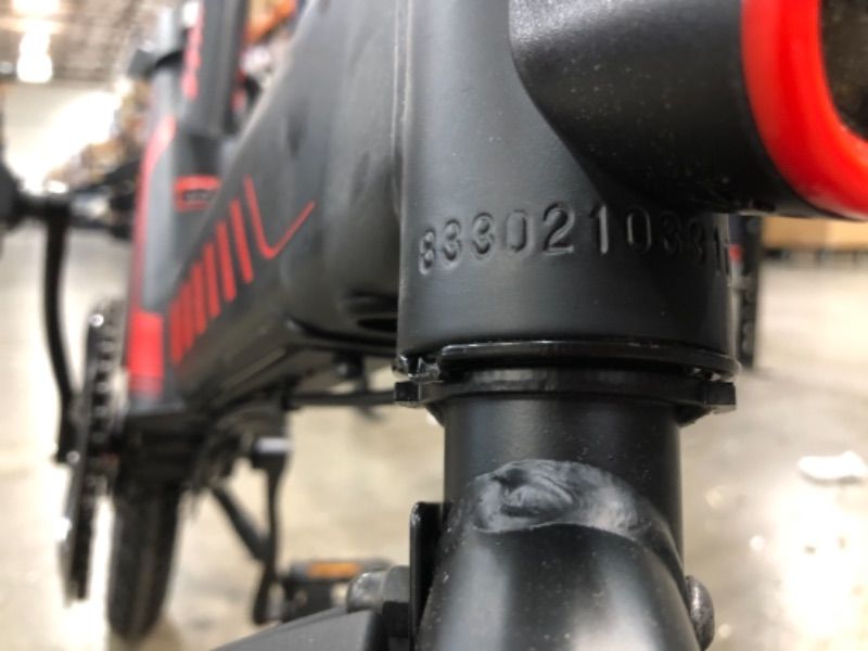 Photo 1 of Y1-12 Electric Bike, Sailnovo Electric Bicycle with 15.6mph 27Miles Electric Bikes for Adults Teens E Bike with Pedals, 14" Waterproof Folding Mini Bikes with Dual Disc Brakes, 36V 10.2Ah Battery


//TESTED, WORKING!//one key is bent