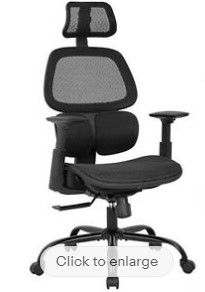 Photo 1 of Office Chair Ergonomic Desk Chair Mesh Computer Chair with Arms Lumbar Support
