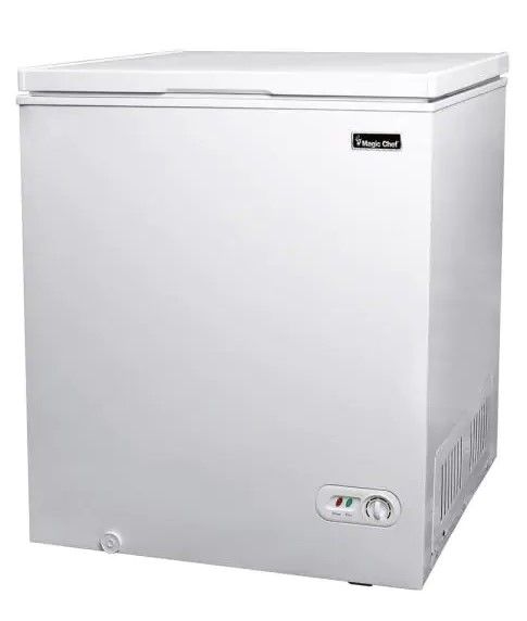 Photo 1 of 5.0 cu. ft. Chest Freezer in White
