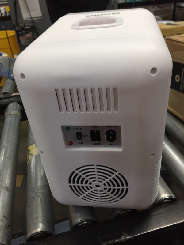 Photo 1 of Mini Fridge 6 Liter AC/DC Portable Beauty Fridge Thermoelectric Cooler and Warmer for Skincare, Bedroom and Travel (Mirror & LED Design)
