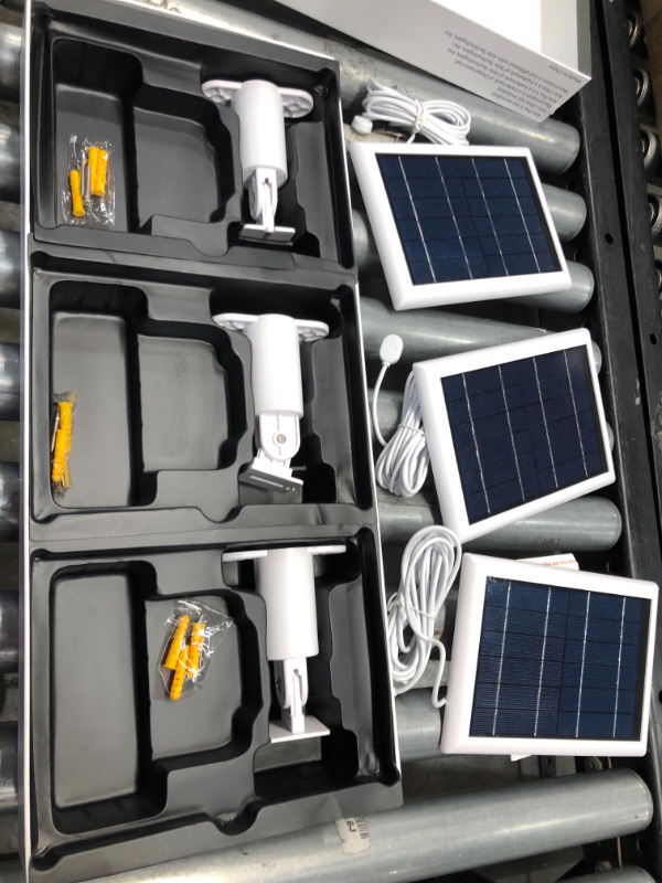 Photo 2 of Wasserstein 2W 6V Solar Panel with 13POINT 1ft/4m Cable Compatible with Arlo Ultra/Ultra 2, Arlo Pro 3/Pro 4, & Arlo Floodlight ONLY (3-Pack, White) (NOT Compatible with Arlo Essential Spotlight)
