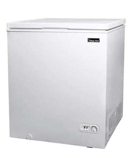 Photo 1 of 5POINT0 cu. ft. Chest Freezer in White
