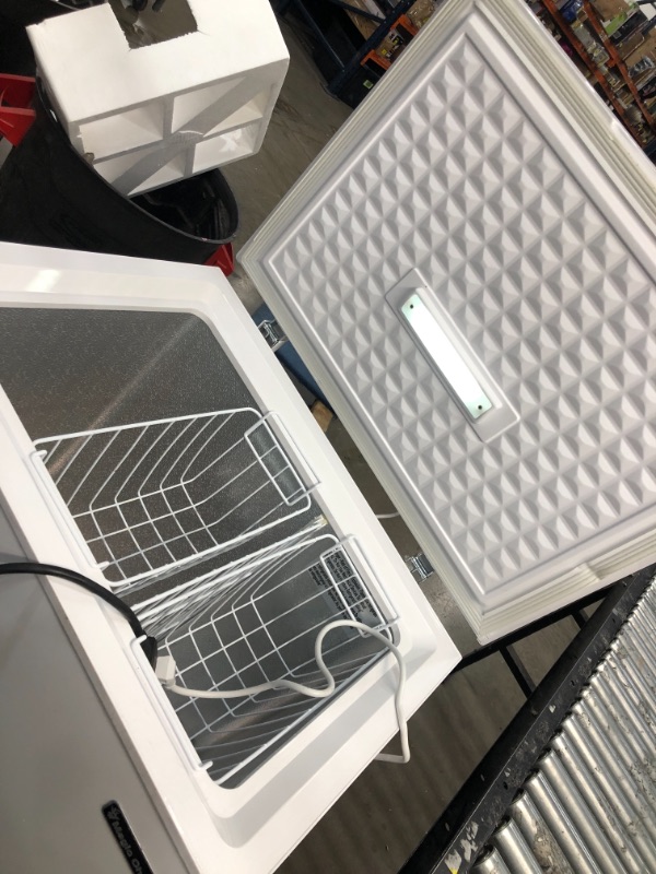 Photo 1 of 5POINT0 cu. ft. Chest Freezer in White
