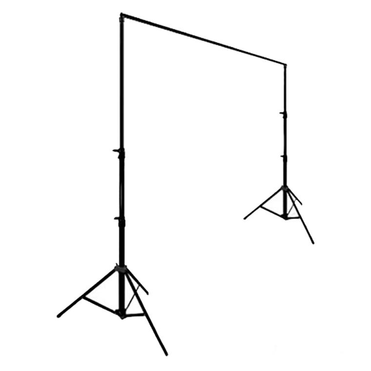 Photo 1 of  (no other info about product)Photo Backdrop Stand Kit, Adjustable Photography Video Studio Background Stand Support System for Photo Booth Muslin unknown size