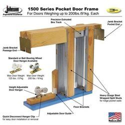 Photo 1 of 1500 Commercial Grade Pocket Door Frame (24 X 80)
