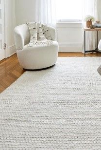 Photo 1 of Off White Veronica Wool Braided 6' x 9' Area Rug 
