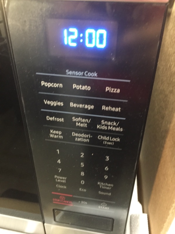 Photo 2 of 1.9 cu. ft. Countertop Microwave with Sensor Cook in Stainless Steel
