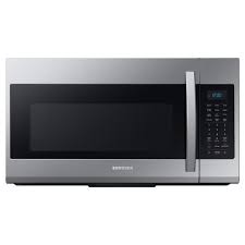 Photo 1 of 30 in. 1.9 cu. ft. Over-the-Range Microwave in Fingerprint Resistant Stainless Steel
