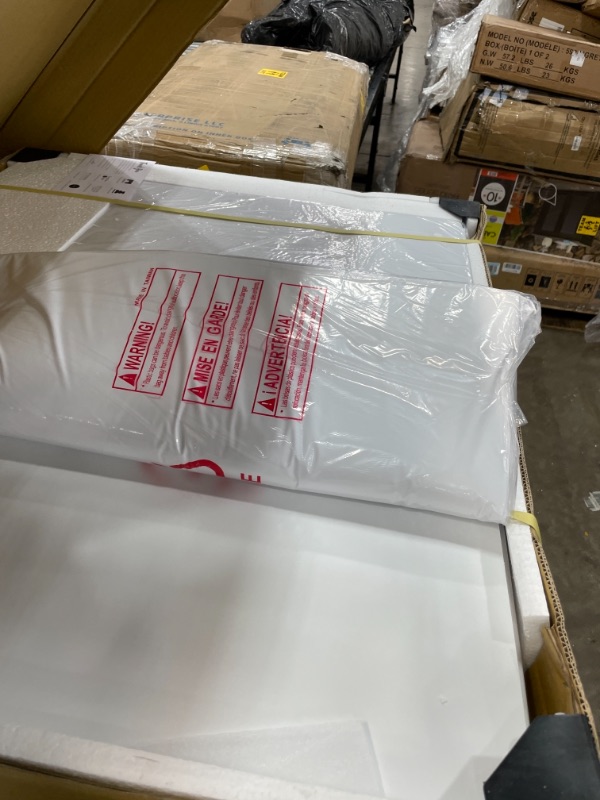 Photo 1 of Babyletto Origami Mini Crib - White 36 Inches (H) x 25.7 Inches (W) x 39.2 Inches (D)